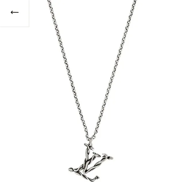 Louis Vuitton Snake Monogram Pendant Necklace 5