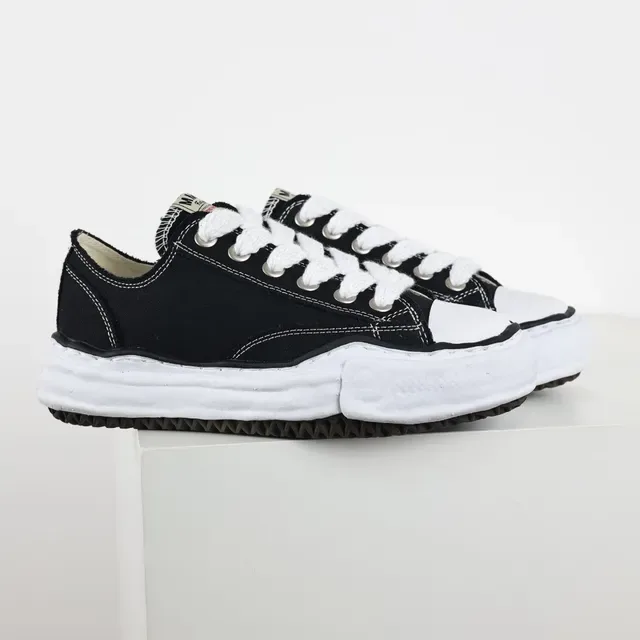 Maison Margiela Black White Deconstructed Layered Midsole Lifestyle Sneakers 3