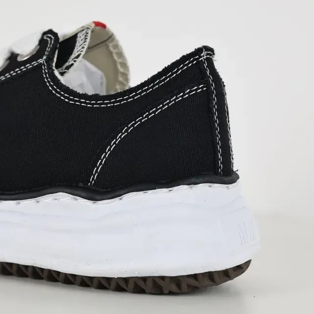Maison Margiela Black White Deconstructed Layered Midsole Lifestyle Sneakers 4