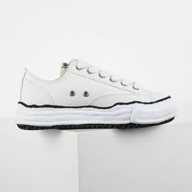 Maison Margiela Baskets Lifestyle Blancs Noirs Canvas Upper Déconstruit Layered Sole 7