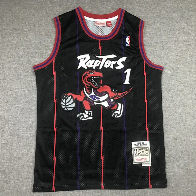 Mitchell & Ness Hardwood Classics 1998–99 Tracy McGrady Toronto Raptors Black Jersey 2