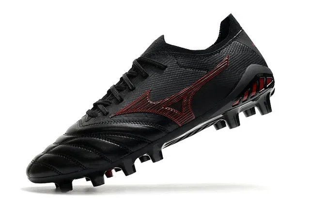 Mizuno Morelia Neo Black Red Firm-Ground Soccer Shoes 4