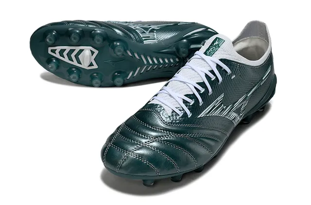 Mizuno Morelia Neo Branco Rosa Baixo corte Malha superior Campo firme Sapatos de futebol 3