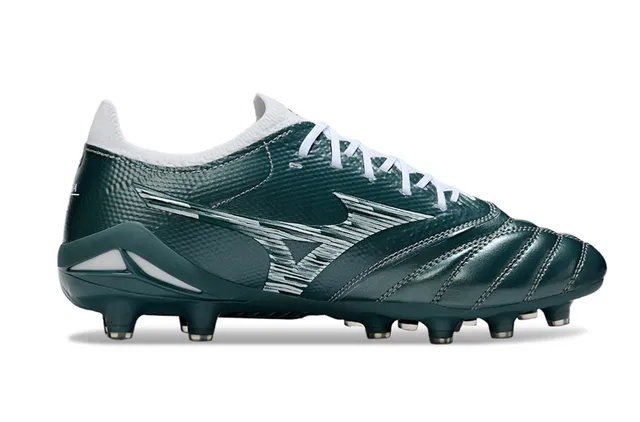 Mizuno Morelia Neo Branco Rosa Baixo corte Malha superior Campo firme Sapatos de futebol 6