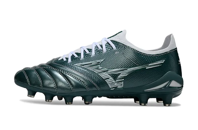 Mizuno Morelia Neo Branco Rosa Baixo corte Malha superior Campo firme Sapatos de futebol 7