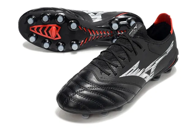 Mizuno Morelia Neo Branco Rosa Baixo corte Malha superior Campo firme Sapatos de futebol 21