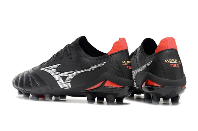 Mizuno Morelia Neo Branco Rosa Baixo corte Malha superior Campo firme Sapatos de futebol 22