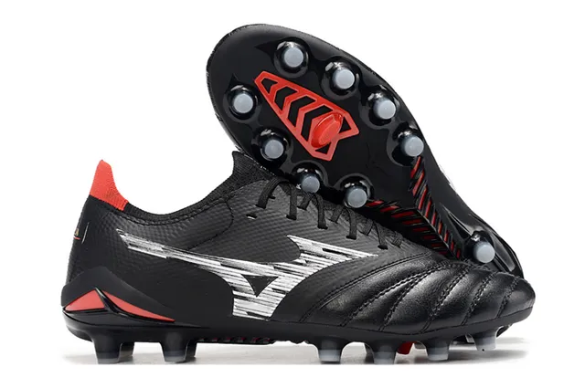 Mizuno Morelia Neo Branco Rosa Baixo corte Malha superior Campo firme Sapatos de futebol 23