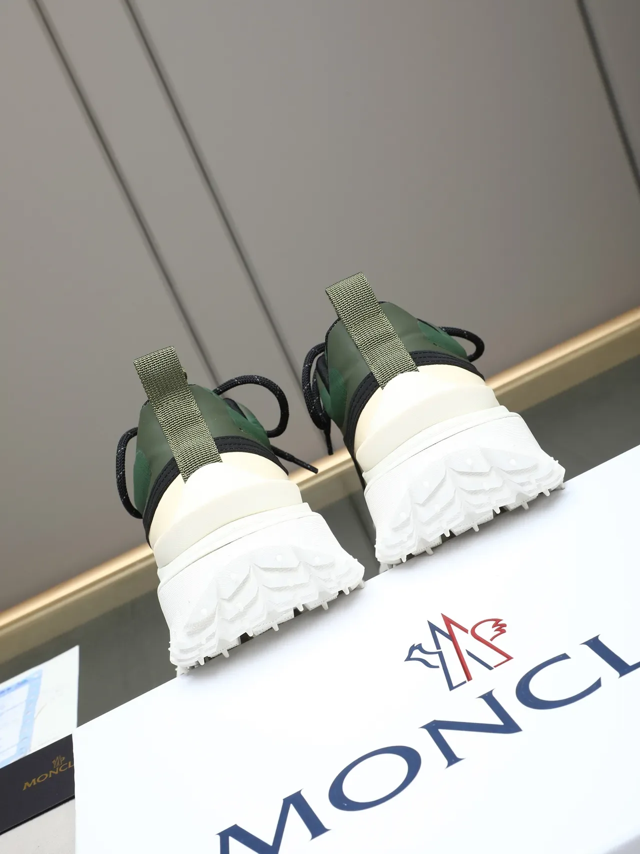 Moncler Olive Green Technical Lifestyle Sneaker 3