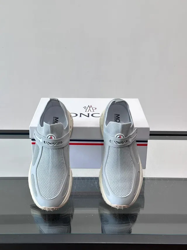 Moncler Slip-On Mesh Strap Sneakers 4