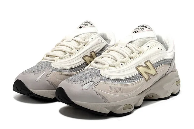 New Balance 1000 بيج غراي حذاء سنيكرز لايف ستايل 2