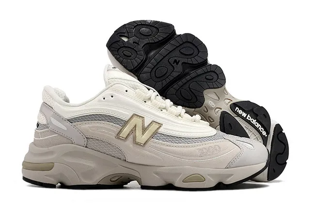 New Balance 1000 بيج غراي حذاء سنيكرز لايف ستايل 4
