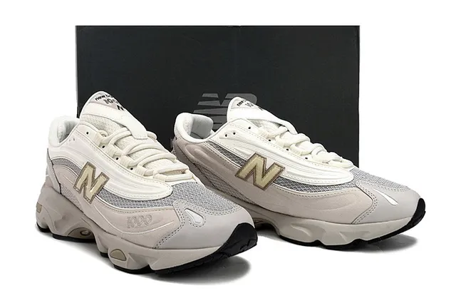 New Balance 1000 بيج غراي حذاء سنيكرز لايف ستايل 5