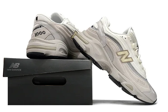 New Balance 1000 بيج غراي حذاء سنيكرز لايف ستايل 6
