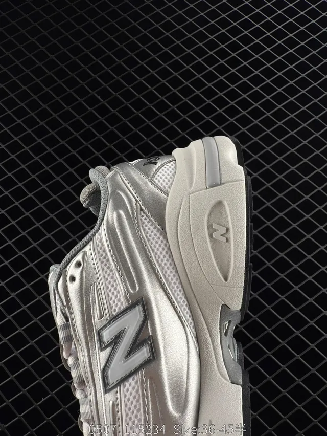New Balance 1000 Silver Chunky Sneakers 4