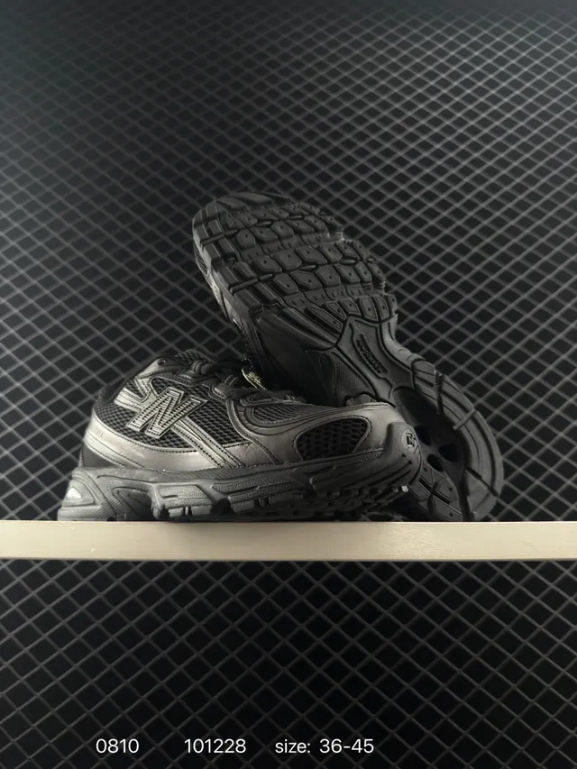 New Balance 140 রুপালি-ধূসর জালি মোটা স্নিকার 4