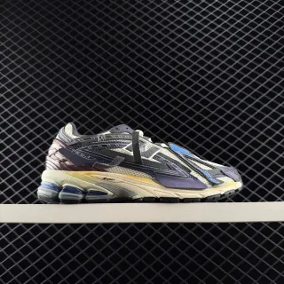 New Balance 1906A Beige Purple Blue Chunky Sneakers