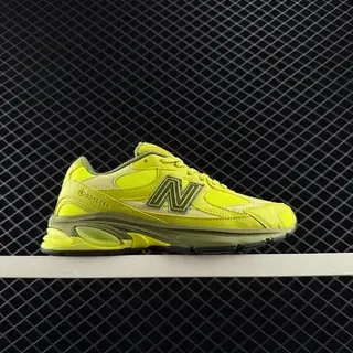 New Balance 2002R Neon Yellow GORE-TEX Chunky Sneakers
