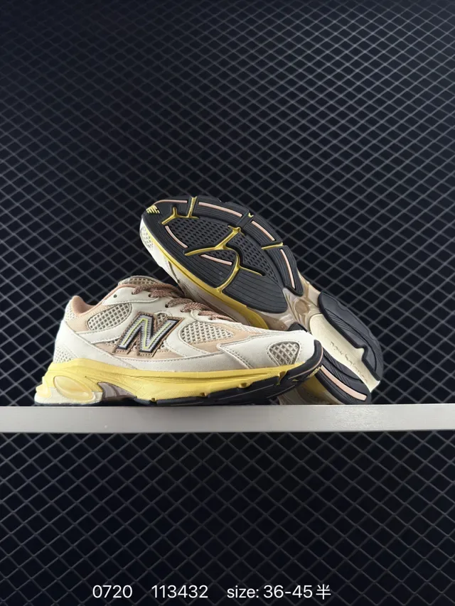 New Balance 2010 Series Sneakers Lifestyle Off-White et Jaune 3