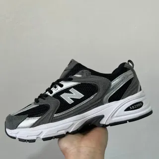 New Balance 530 أسود رمادي فضي حذاء أسلوب حياة