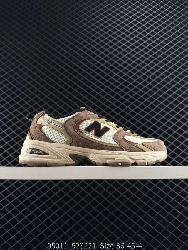 New Balance 530 Tênis Chunky Marrom Bege 7