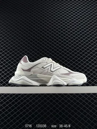 New Balance 9060 Baskets chunky beige et rose 2