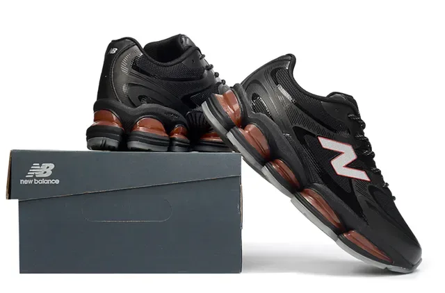 New Balance 9060 কালো বাদামী Pod Midsole লাইফস্টাইল স্নিকার্স 6