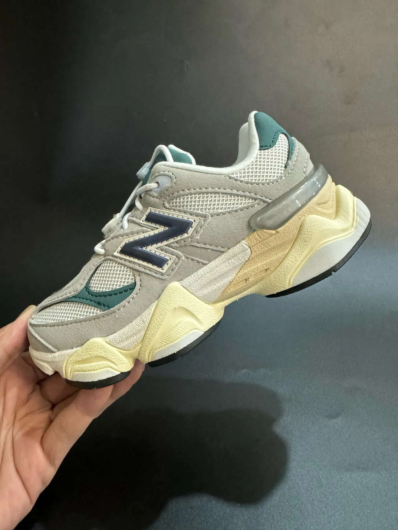 New Balance 9060 Black Cream Chunky Sneakers 6