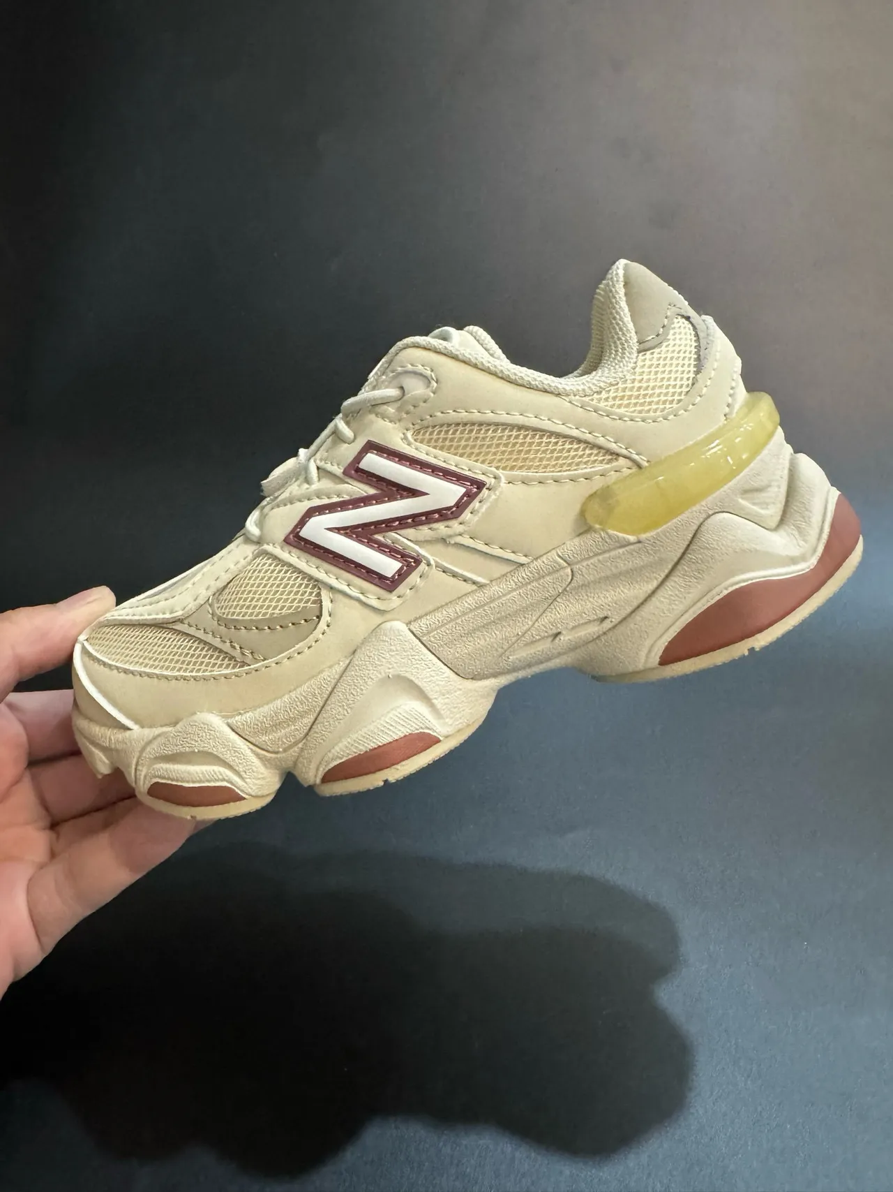 New Balance 9060 Black Cream Chunky Sneakers 8