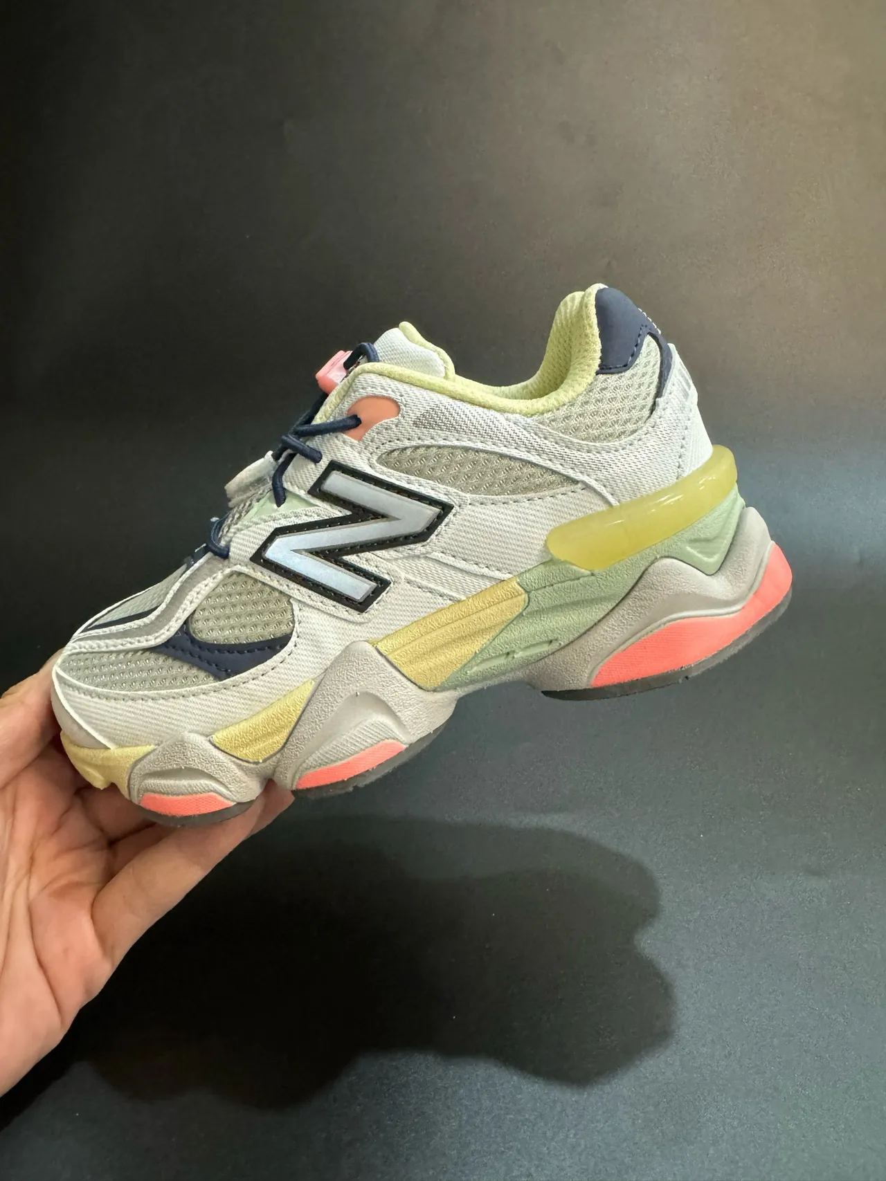 New Balance 9060 Black Cream Chunky Sneakers 10