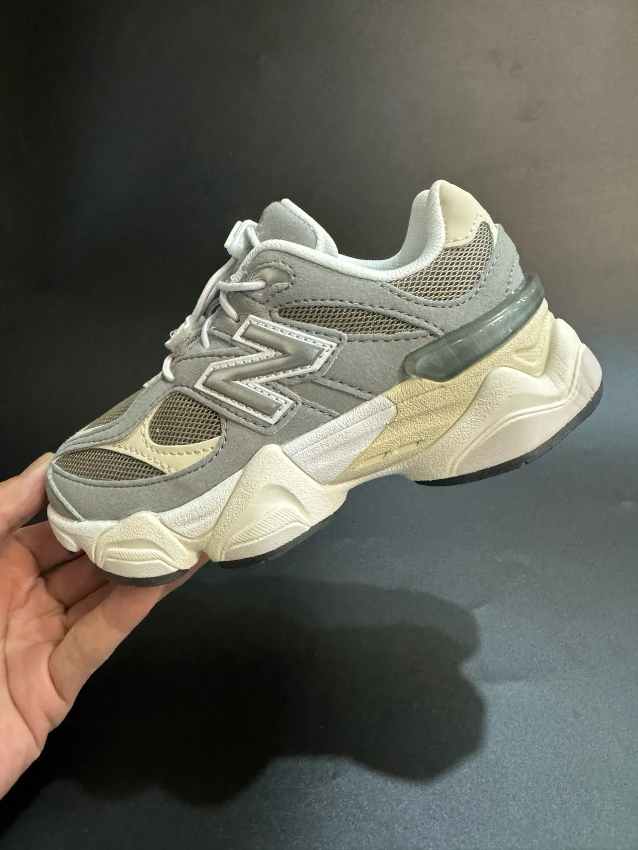 New Balance 9060 Black Cream Chunky Sneakers 16