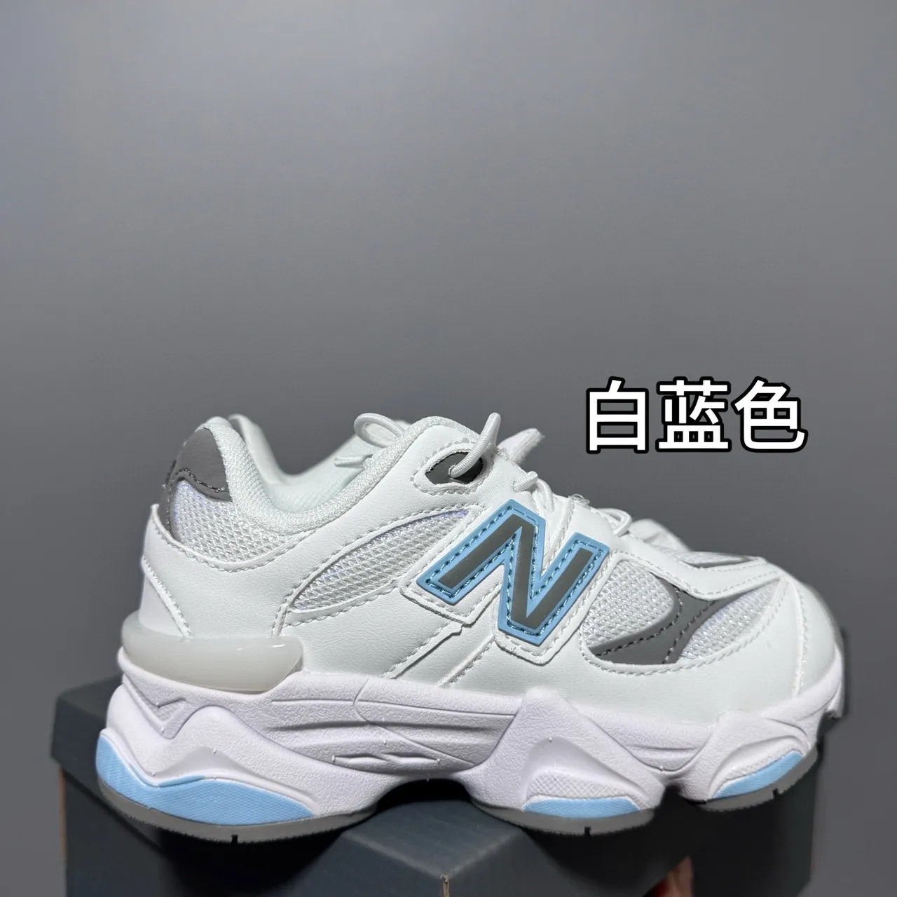 New Balance 9060 Chaussures Chunky Bleu Gris 9