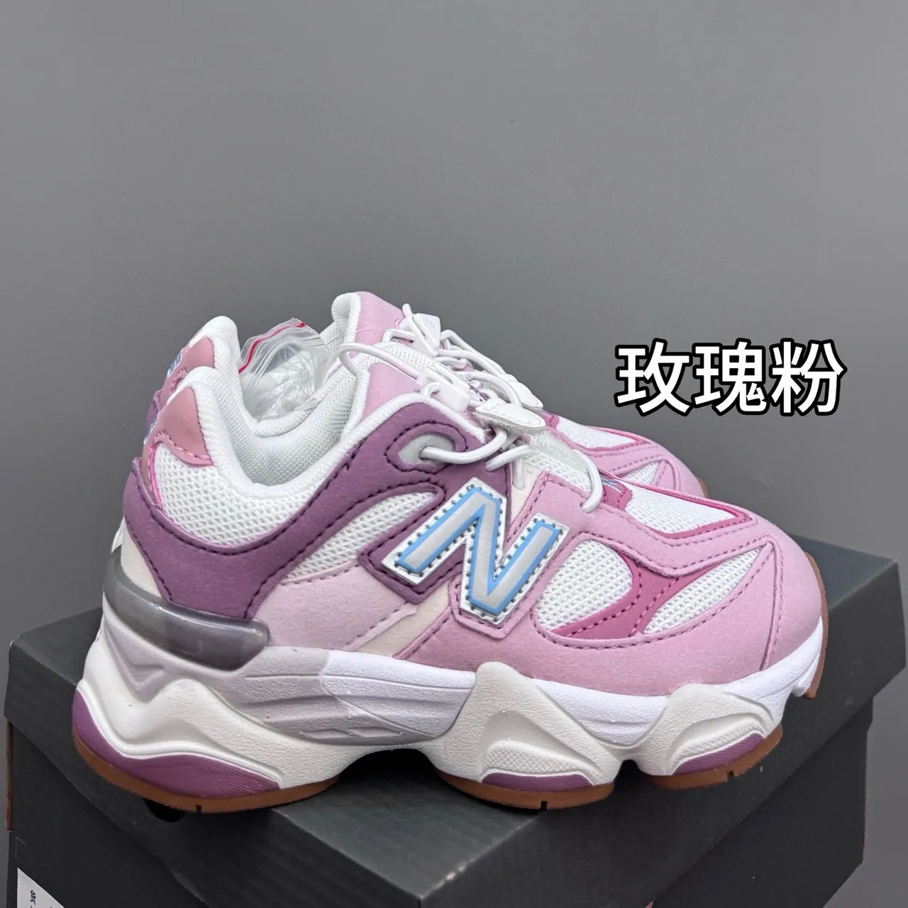 New Balance 9060 Chaussures Chunky Bleu Gris 12