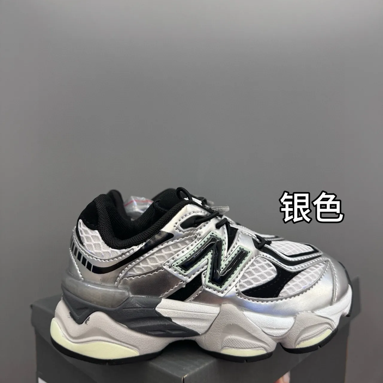 New Balance 9060 Chaussures Chunky Bleu Gris 13
