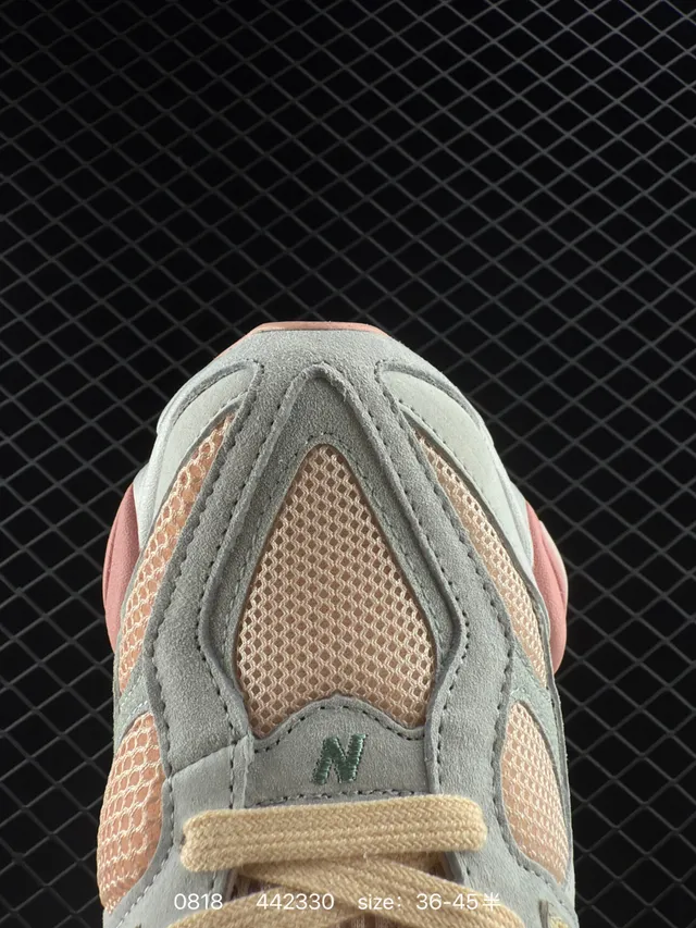 New Balance 9060 Gris Rose Sneakers Chunky 2