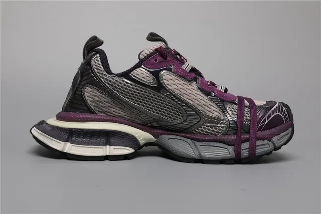 New Balance 9060 Chaussures Lifestyle Violet et Argent en Maille 8