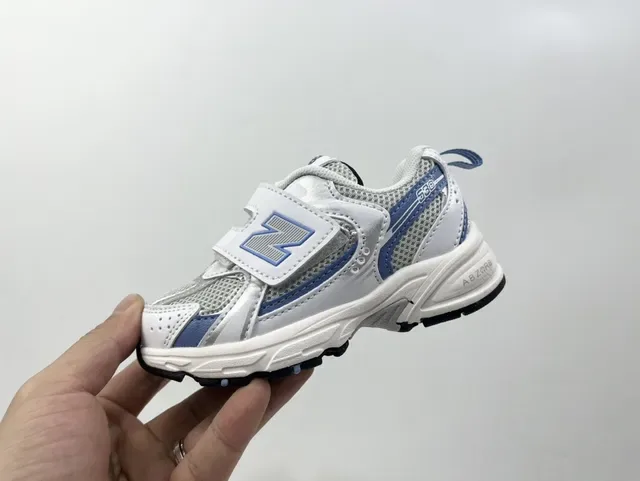 New Balance 9060 Silver Gray Navy Kids Lifestyle Sneakers 8