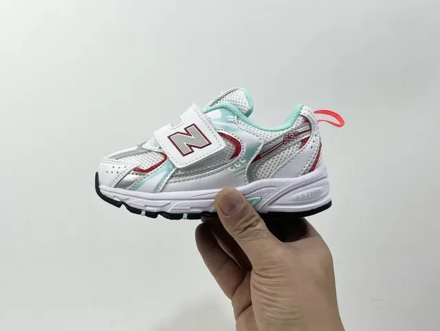 New Balance 9060 Silver Gray Navy Kids Lifestyle Sneakers 18