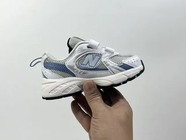 New Balance 9060 Silver Gray Navy Kids Lifestyle Sneakers 24