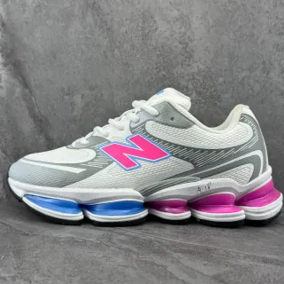 New Balance 9060 أبيض رمادي وردي أزرق حذاء أسلوب الحياة