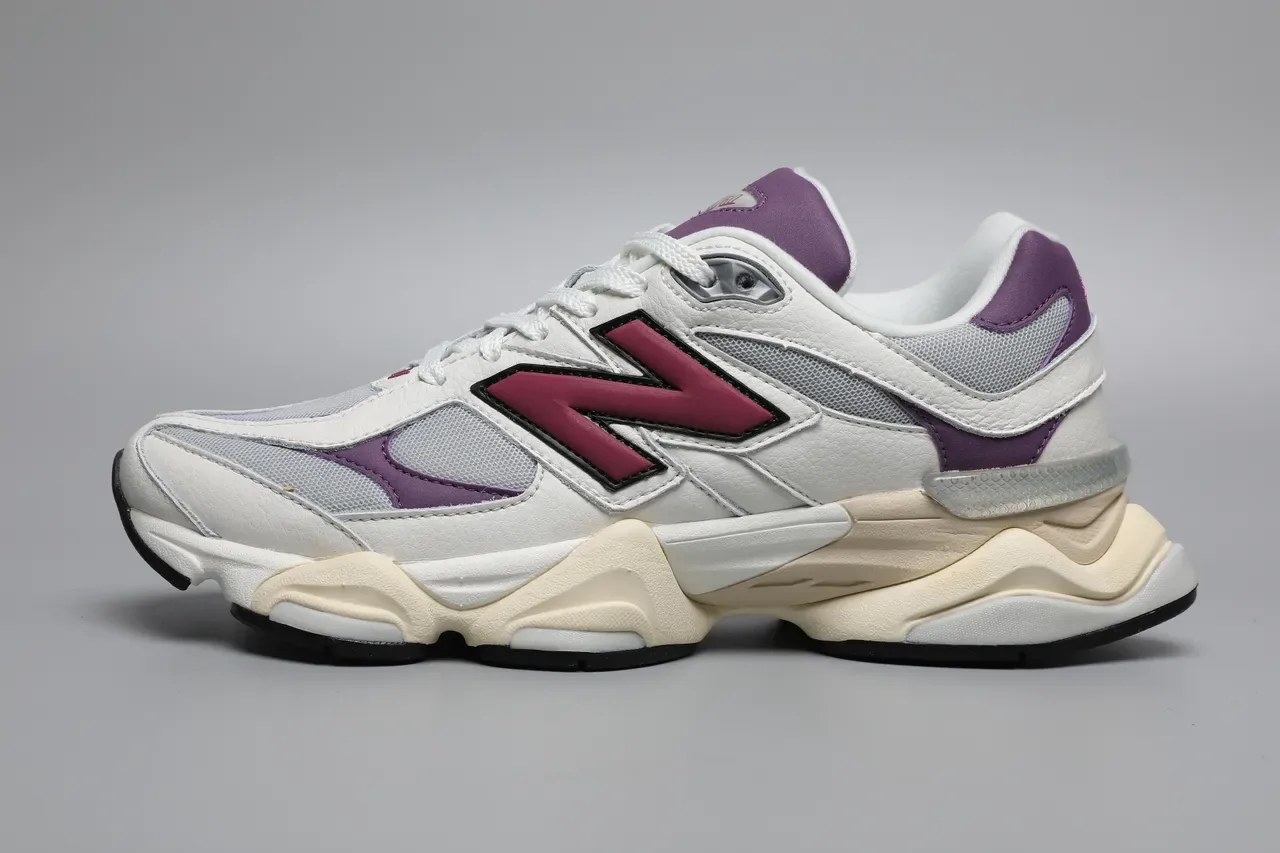 New Balance 9060 Blanc Violet Magenta Chaussures Lifestyle 9