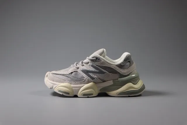 New Balance بيج أزرق ريترو رنر كعب متعدد الطبقات سنيكرز سميكة 4