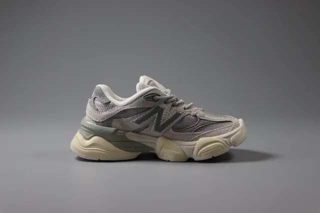 New Balance بيج أزرق ريترو رنر كعب متعدد الطبقات سنيكرز سميكة 5