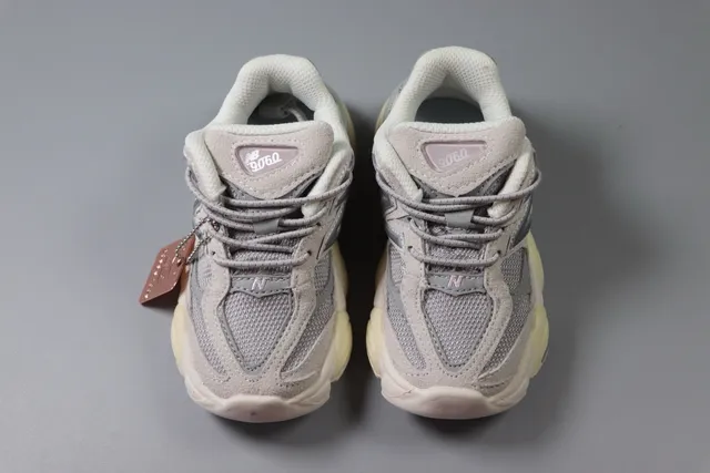New Balance بيج أزرق ريترو رنر كعب متعدد الطبقات سنيكرز سميكة 7
