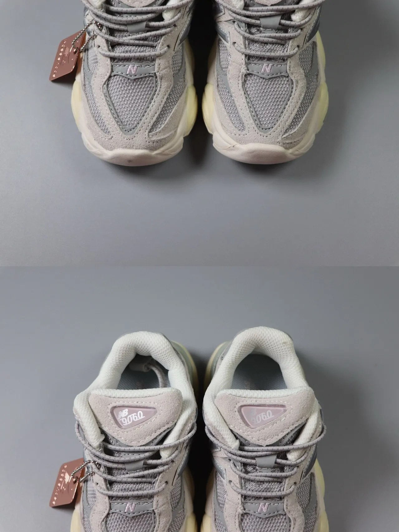 New Balance بيج أزرق ريترو رنر كعب متعدد الطبقات سنيكرز سميكة 8