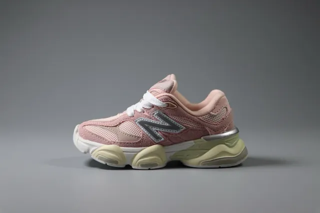 New Balance بيج أزرق ريترو رنر كعب متعدد الطبقات سنيكرز سميكة 12