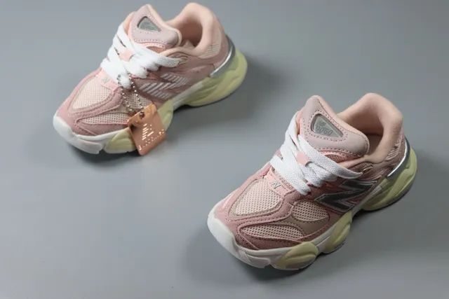New Balance بيج أزرق ريترو رنر كعب متعدد الطبقات سنيكرز سميكة 17