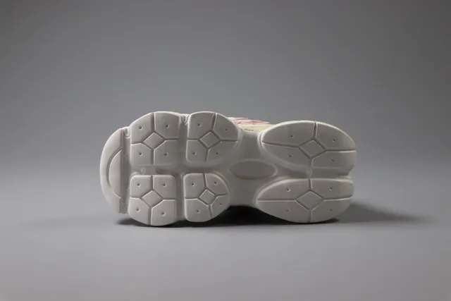 New Balance بيج أزرق ريترو رنر كعب متعدد الطبقات سنيكرز سميكة 19