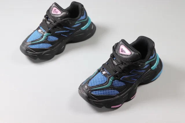 New Balance بيج أزرق ريترو رنر كعب متعدد الطبقات سنيكرز سميكة 21