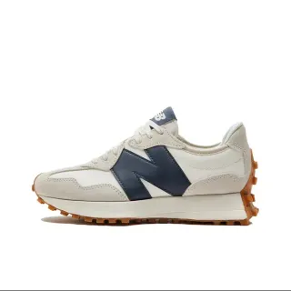 New Balance Beige Navy Retro Runner Layered Suede And Mesh Lifestyle Sneakers